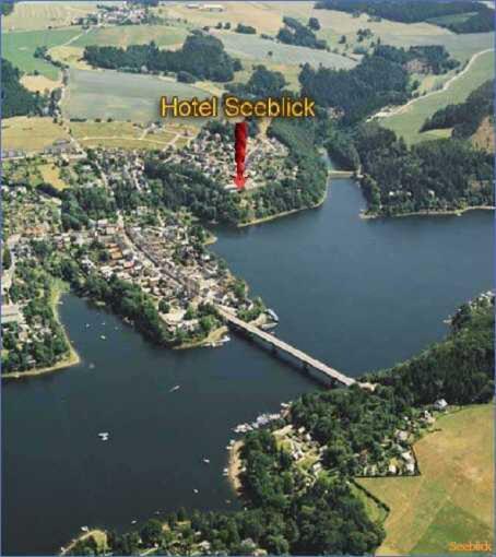Hotel Seeblick Saalburg Bagian luar foto