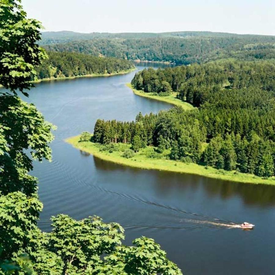 Hotel Seeblick Saalburg Bagian luar foto