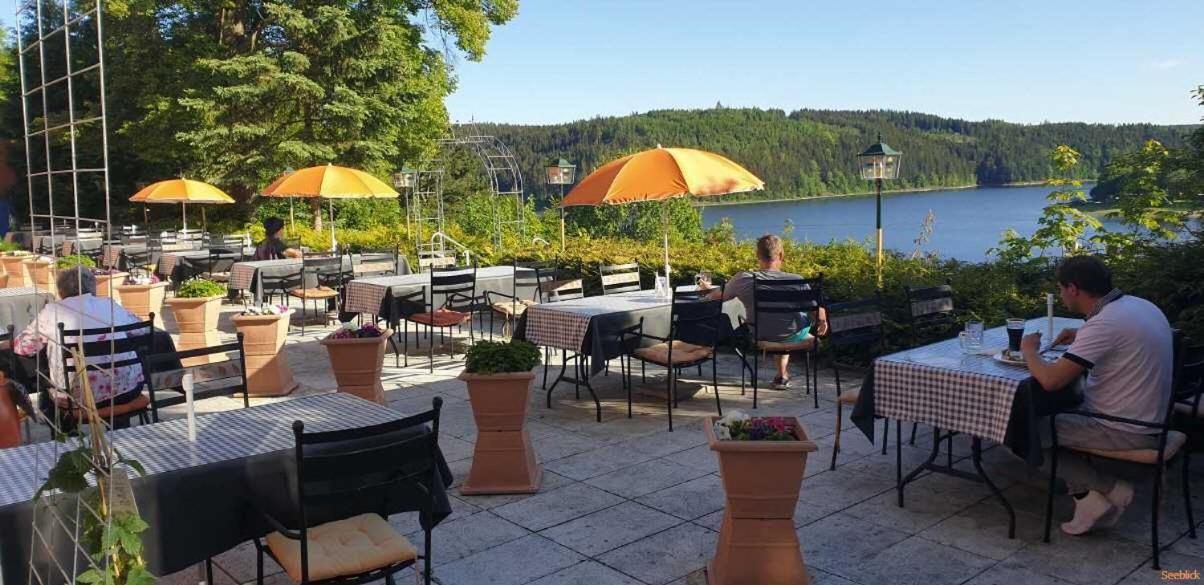 Hotel Seeblick Saalburg Bagian luar foto